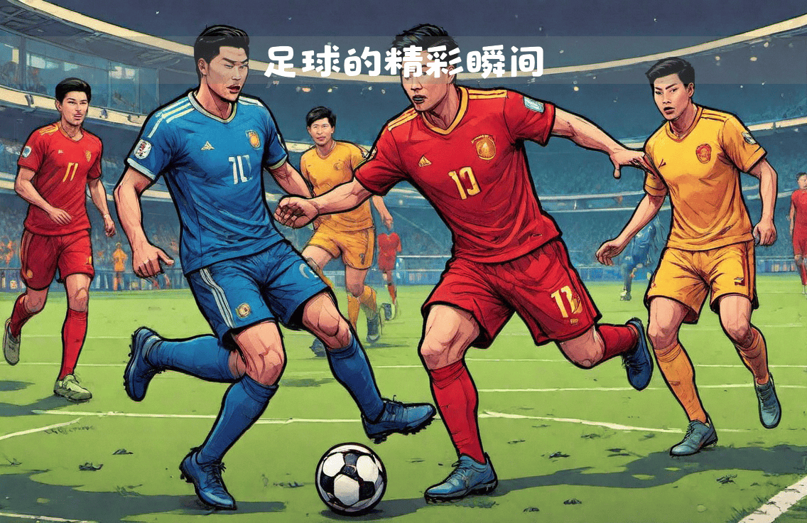 足球明星在最后一场比赛中展现出色球技